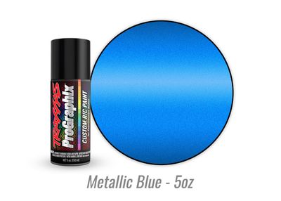 TRA5074 Traxxas Body paint, ProGraphix, metallic blue (5oz)