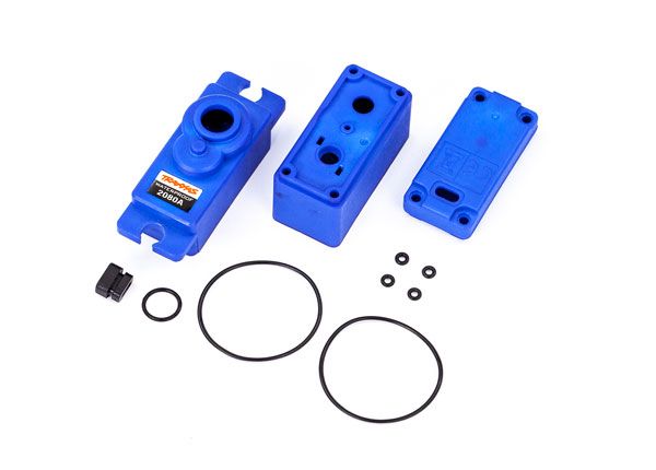 TRA2081A Traxxas Servo case/ gaskets (for 2080A micro waterproof servo)