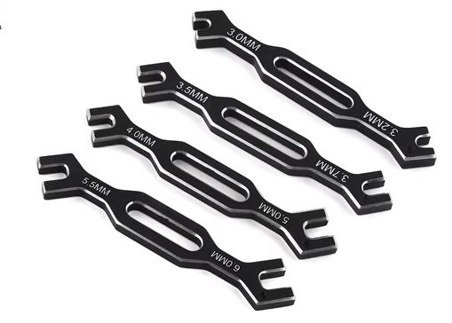 PTK-2034 ProTek RC Aluminum Turnbuckle Wrench Set  (3, 3.2, 3.5, 3.7, 4, 5, 5.5 & 6mm)
