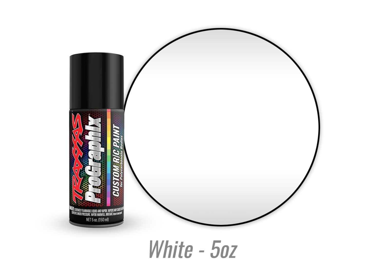 TRA5056 Traxxas Body paint, ProGraphix, white (5oz)