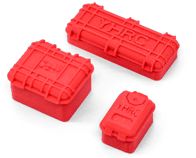 DTSCX24-85 Hobby Details 1/24 Mini Tool Case of Scale Accessories for RC Crawler Red