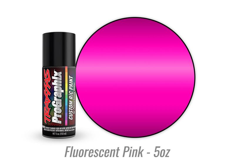 TRA5065 Traxxas Body paint, ProGraphix, fluorescent pink (5oz)
