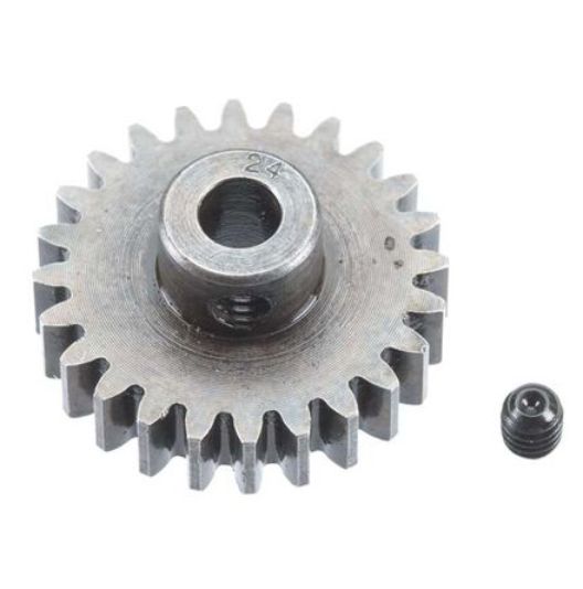 RRP1224 Robinson Racing Products Extra Hard 5mm Bore 1 Module Pinion 24T