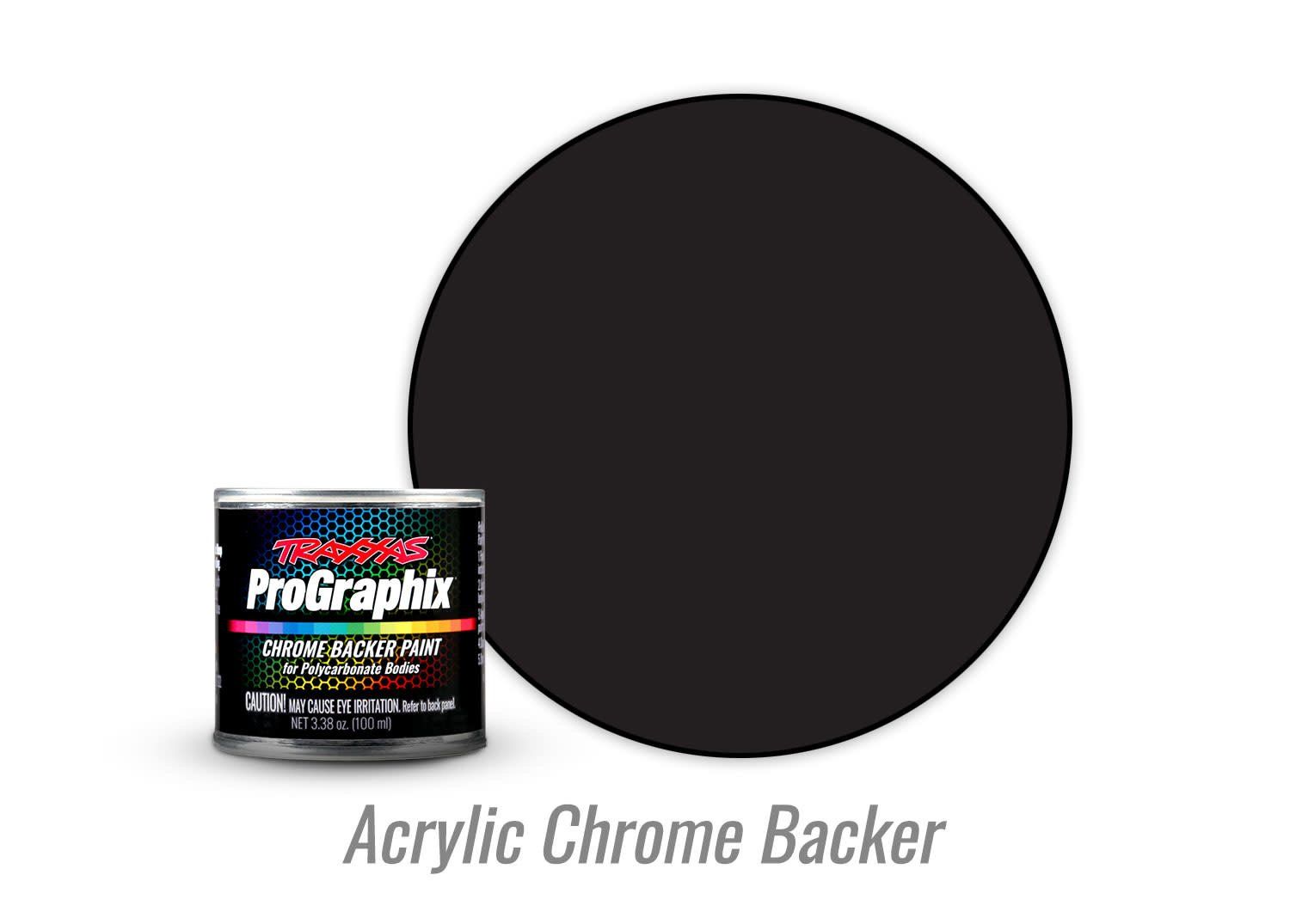 TRA5044 Traxxas Backing paint, ProGraphix, black, acrylic (100mL)