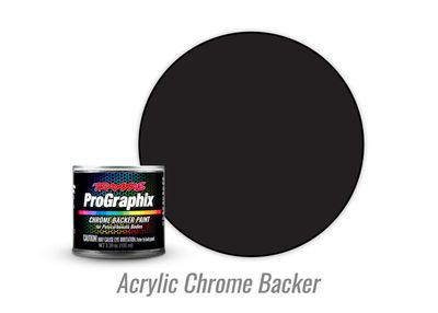TRA5044 Traxxas Backing paint, ProGraphix, black, acrylic (100mL)