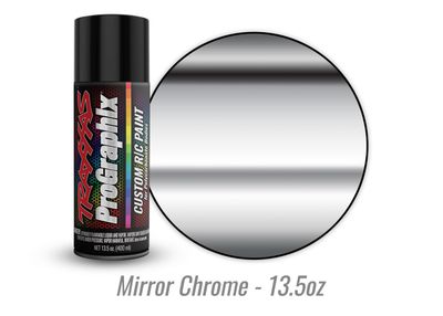 TRA5046X Traxxas Body paint, ProGraphix, chrome (13.5oz)