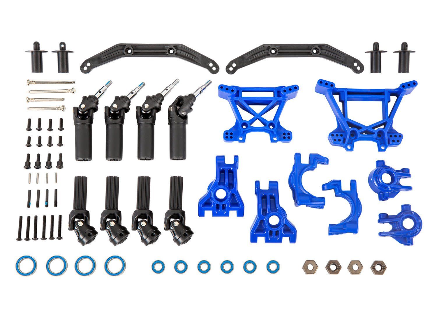 TRA9080X Traxxas Blue Extreme Heavy-Duty Upgrade Kit TRA9080X Traxxas Blue Extreme Heavy-Duty Upgrade Kit