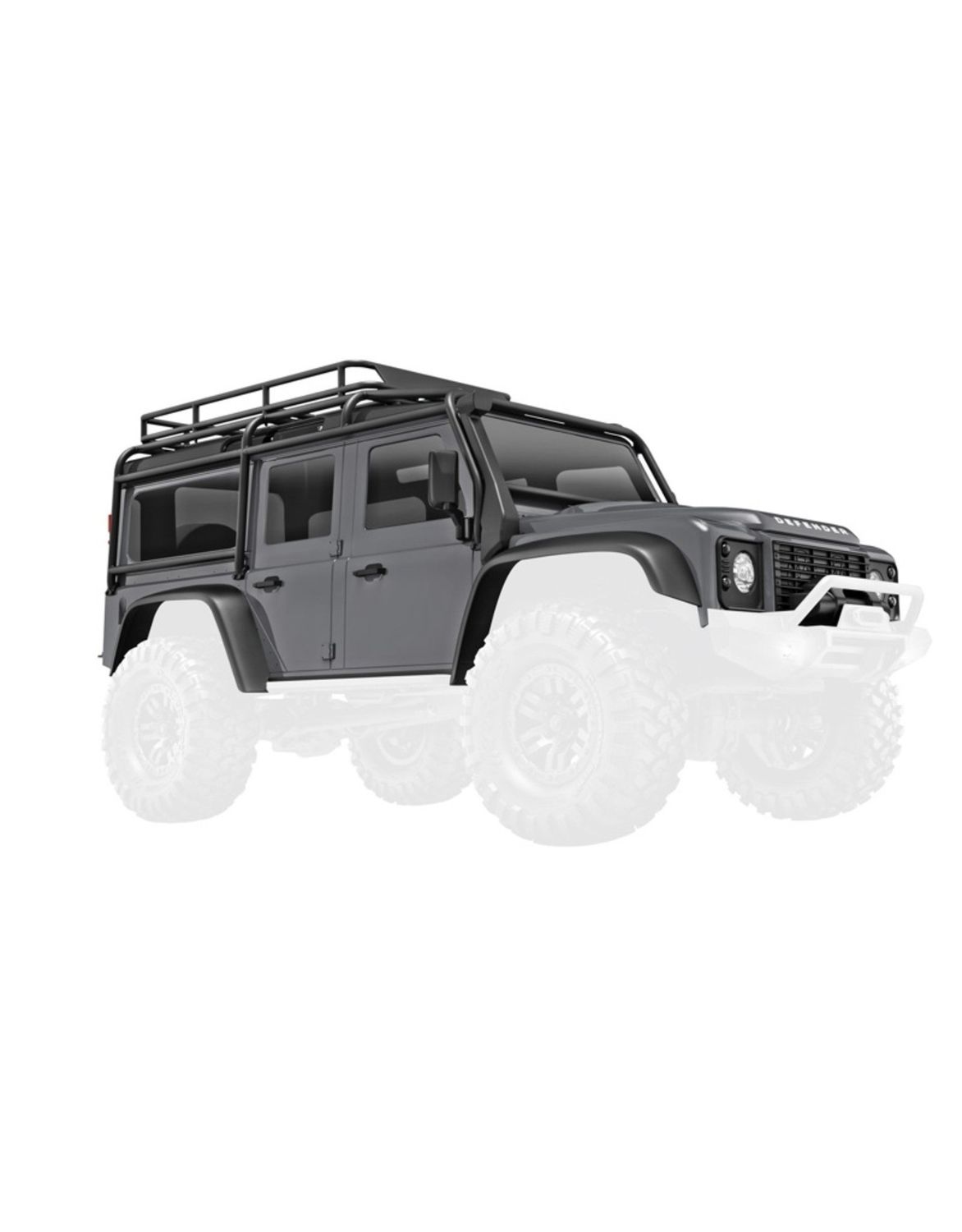 TRA9712-SLVR Traxxas Body Trx-4M Defender Silver