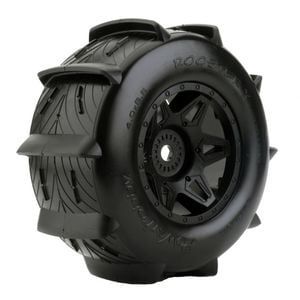 PHT3289 Power Hobby Rooster X Belted Paddle Sand/Snow Tires, fits 1/5 Traxxas X-Maxx