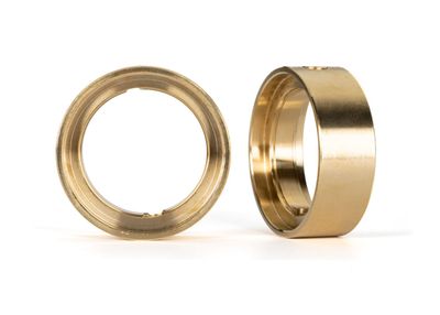 TRA9780 Traxxas Wheel weights, brass (31 grams each) (2) (requires #9781 series wheels)