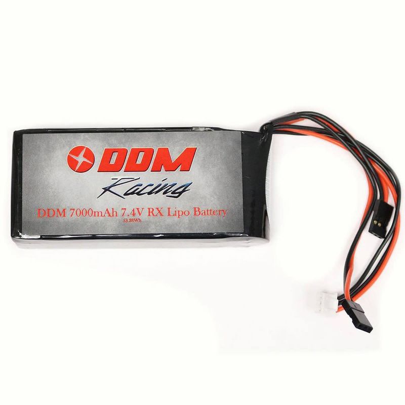 DDMBT285 DDM Racing 7.4v 7000mAh LiPo RX Battery Pack