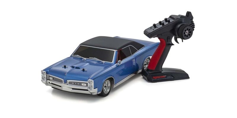 KYO34431 Kyosho Fazer Mk2 FZ02 1967 Pontiac GTO, 1/10 Electric 4WD Tyrol Blue