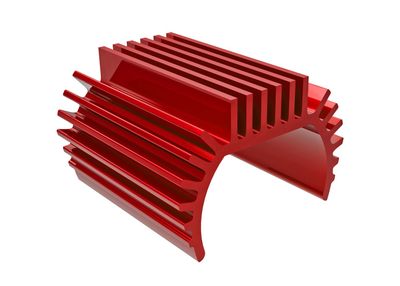 TRA9793-RED Traxxas Heat sink, Titan 87T motor (6061-T6 aluminum, red-anodized)