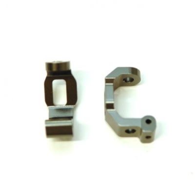 ST8332GM STRC CNC Machined Alum. HD Front Caster Blocks (1 pair) for Traxxas 4Tec 2.0 (Gun Metal)