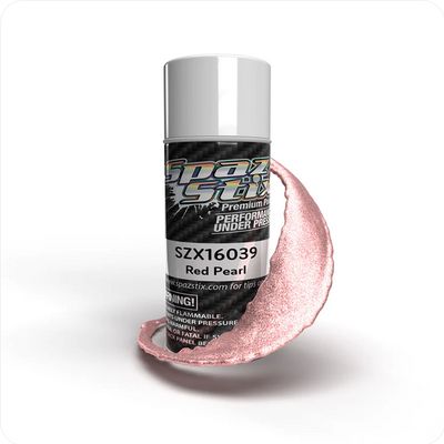 SZX16039 Spaz Stix Red Pearl Aerosol Paint, 3.5oz Can