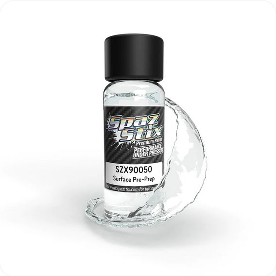 SZX90050 Spaz Stix Surface Pre-Prep, 2oz Bottle (For Use In Airbrushes)