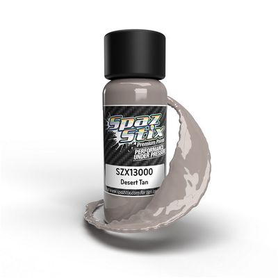 SZX13000 Spaz Stix Desert Tan Airbrush Ready Paint, 2oz Bottle