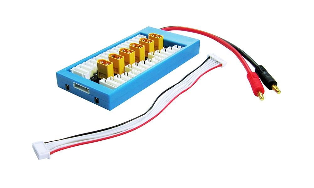 CSRCPRBRD-XT60 Paraboard - Parallel Charging Board for Lipos with XT60 Connectors