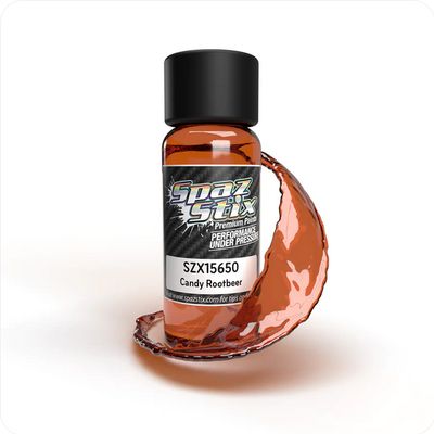 SZX15650 Spaz Stix Candy Rootbeer Airbrush Ready Paint, 2oz Bottle