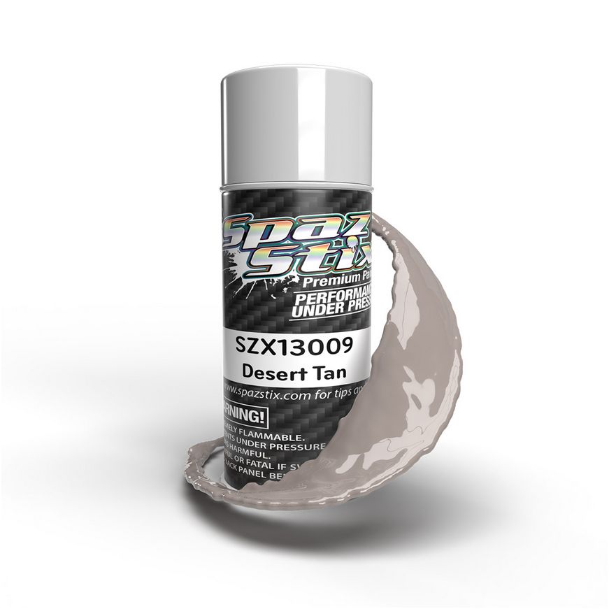 SZX13009 Spaz Stix Desert Tan Aerosol Paint, 3.5oz Can