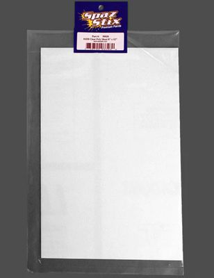 SZX95030 Spaz Stix 0.030 Clear Poly Sheet 8.5x11