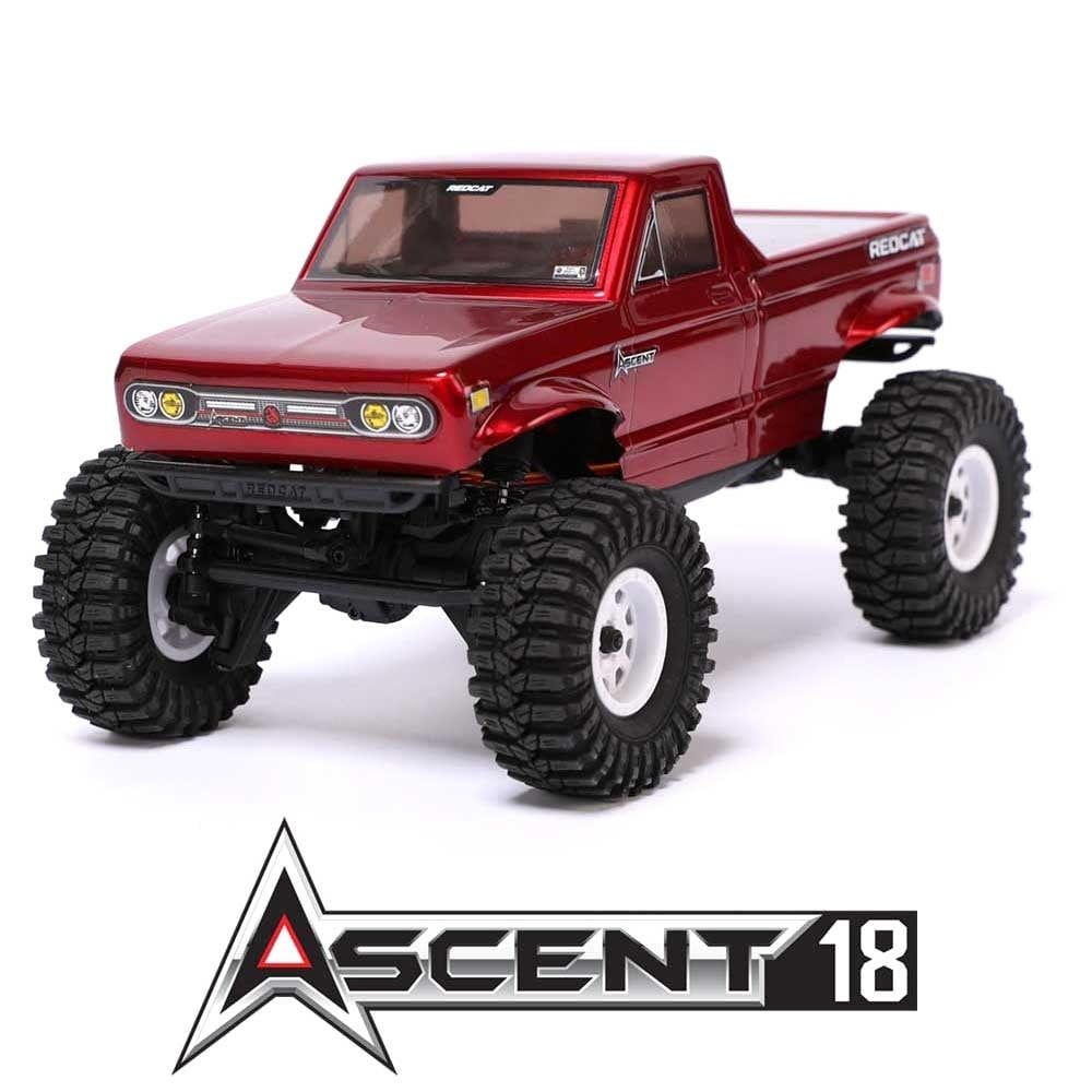 RER31320 Redcat Racing  Ascent-18 1:18 Brushed Electric Rock Crawler (Red)