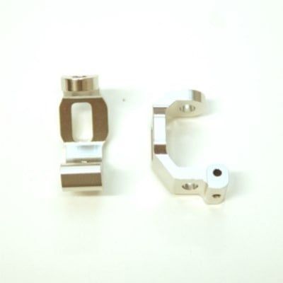 ST8332S STRC CNC Machined Alum. HD Front Caster Blocks (1 pair) for Traxxas 4Tec 2.0 (Silver)