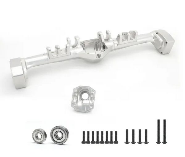 TREAL Capra Rear Axle Housing CNC Solid Billet Aluminum 7075 One-Piece Design (Clear)