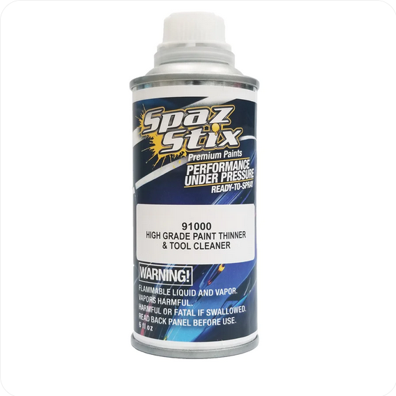 SZX91000 Spaz Stix Airbrush Tool Wash - Lacquer Thinner, 6oz