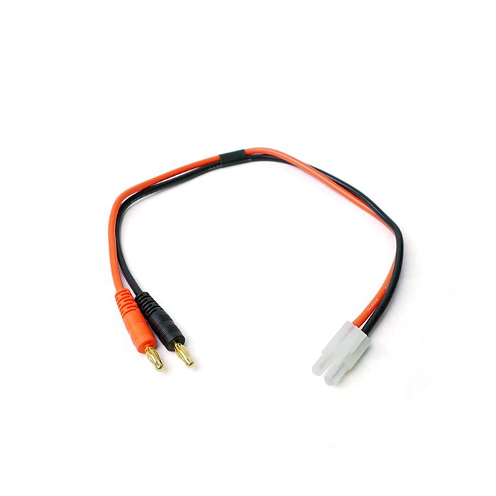 RCE1619 Racers Edge Charge Adapter: M Tamiya to M 4mm Bullets-300mm Wire
