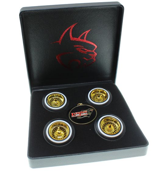 RER17089 Redcat Racing Dayton Wire Wheel Set(Gold)(4pcs)