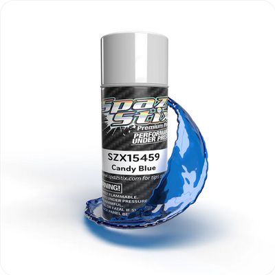 SZX15459 Spaz Stix Candy Blue Aerosol Paint, 3.5oz Can