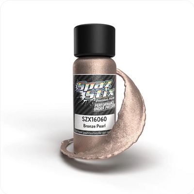SZX16060 Spaz Stix Bronze Pearl Airbrush Ready Paint, 2oz Bottle