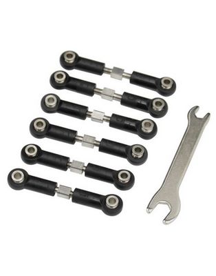 HRATRF160 Hot Racing Stainless Steel Turnbuckle Kit: 4 TEC 2 3