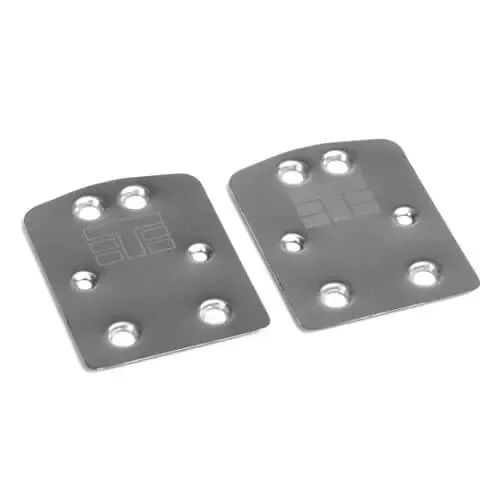 TKR9022 Tekno RC Skid Plate (rear, steel, all 2.0, 2pcs)