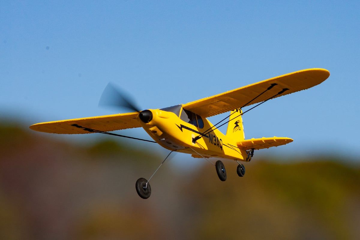 RGRA1118 Rage RC Sport Cub 400 Micro 3-Channel RTF Airplane with PASS (Pilot Assist Stability Software) System