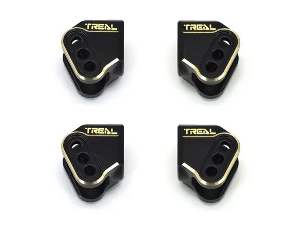 TREAL Brass Axle Lower Link Mounts Set(4P) Weight Upgrades for Redcat GEN9 and Ascent Crawler