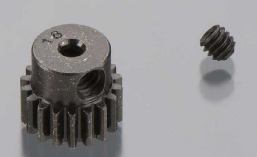 RRP1818 Robinson Racing Products Hard Blackened Steel Mini Pinion 2mm, .5 Mod 18T
