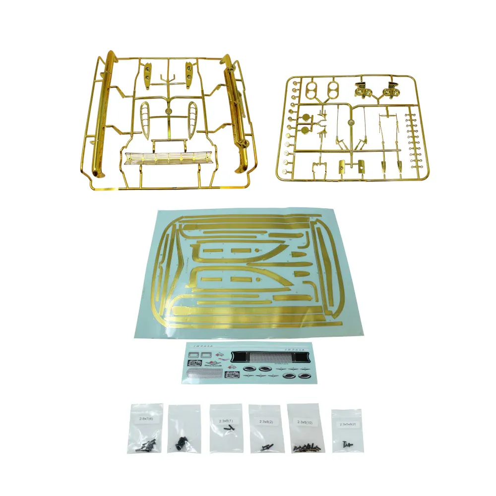 RER15536 Redcat Racing 59' Impala Body Parts (Gold) (1set)