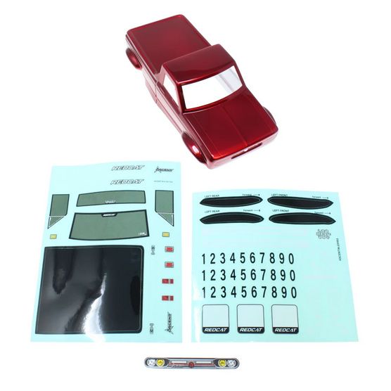 RER29968 Redcat Racing Ascent 18 Crawler Body (Red)(1pc)