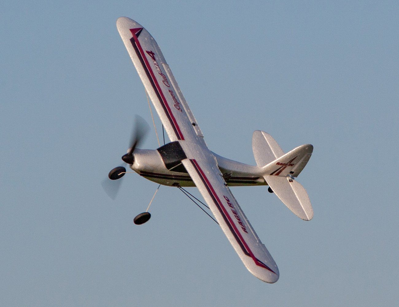 RGRA1114 Rage RC  Super Cub MX4 Micro 4-Channel RTF Airplane with PASS (Pilot Assist Stability Software) System