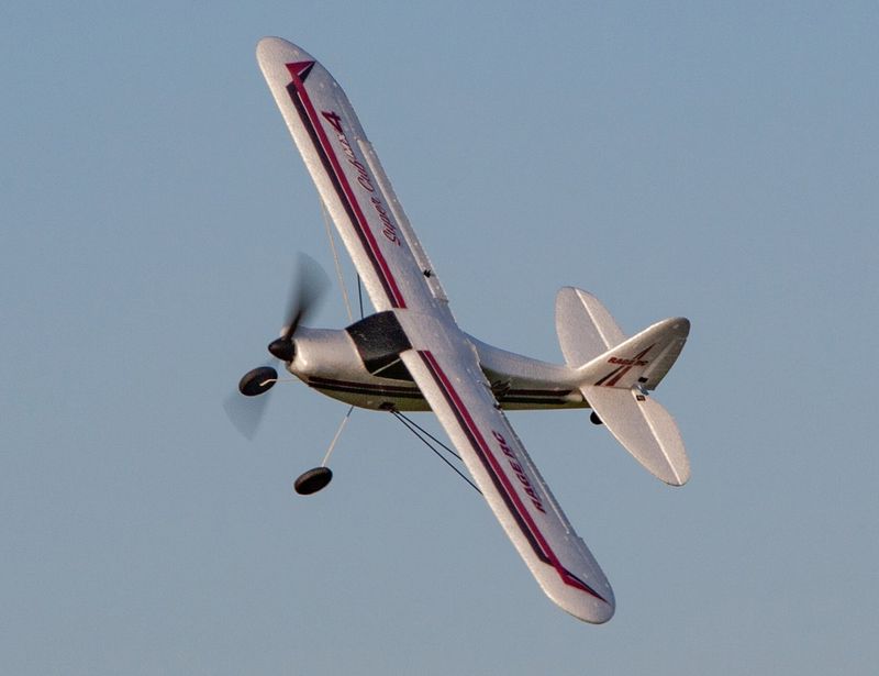 RGRA1114 Rage RC  Super Cub MX4 Micro 4-Channel RTF Airplane with PASS (Pilot Assist Stability Software) System