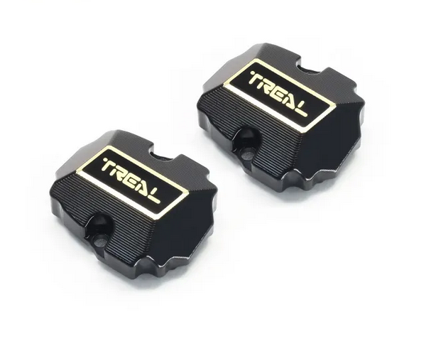 TREAL Brass Diff Cover Heavy Weight 13g/pc Front and Rear Axle Differential Covers (2P) for Redcat Racing 1/18 Ascent 18 TREAL Brass Diff Cover Heavy Weight 13g/pc Front and Rear Axle Differential Covers (2P) for Redcat Racing 1/18 Ascent 18