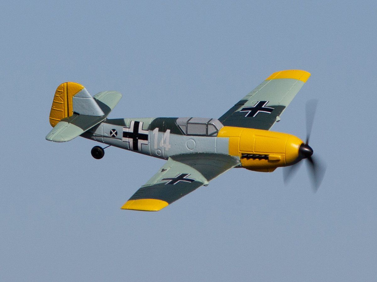 RGRA1304 Rage RC  Messerschmitt Bf 109 Micro RTF Airplane with PASS (Pilot Assist Stability Software) System