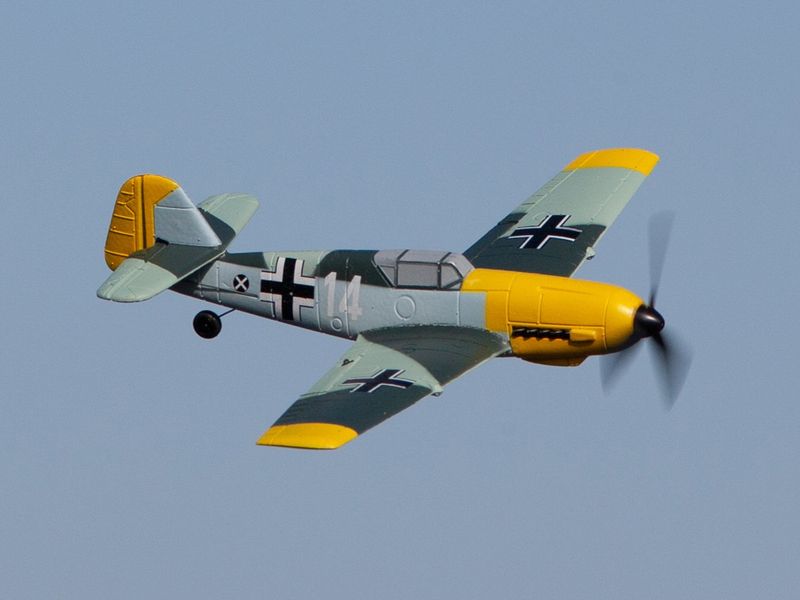 RGRA1304 Rage RC  Messerschmitt Bf 109 Micro RTF Airplane with PASS (Pilot Assist Stability Software) System