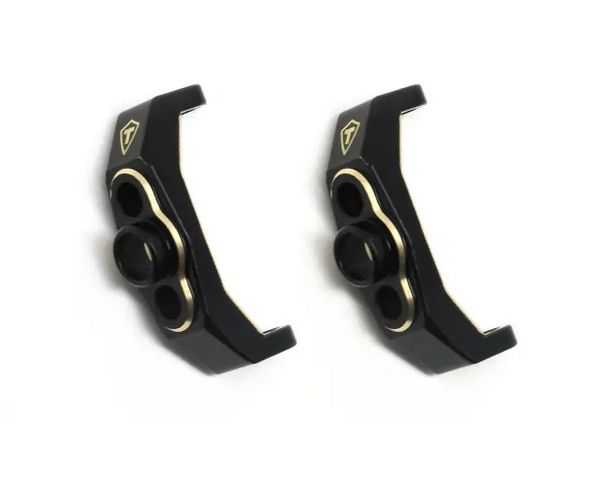 TREAL Brass Front C Hubs Caster Blocks 5.2g/pc (2P) L&R Heavy Weight Upgrades for 1/18 TRX4M Defender Bronco