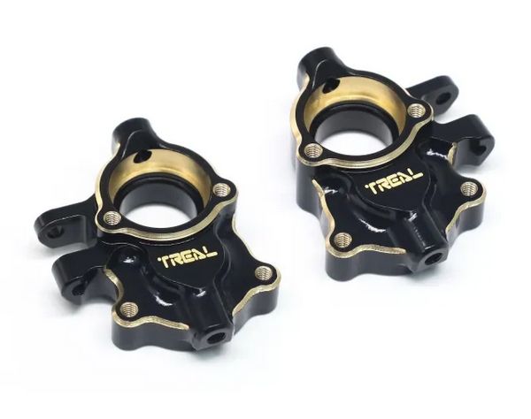 TREAL Brass Front Steering Knuckles Inner Portal Covers Housing 27g/Pair Weights Upgrades for 1/18 Redcat Ascent 18 Crawler TREAL Brass Front Steering Knuckles Inner Portal Covers Housing 27g/Pair Weights Upgrades for 1/18 Redcat Ascent 18 Crawler