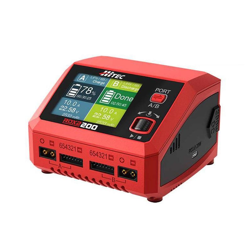 HRC44370 Hitec RDX2 200  2 Port AC/DC Charger