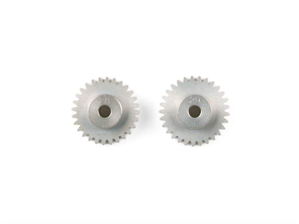 TAM54229 Tamiya Fluorine Coated 06 Module Pinion Gear, 28T and 29T