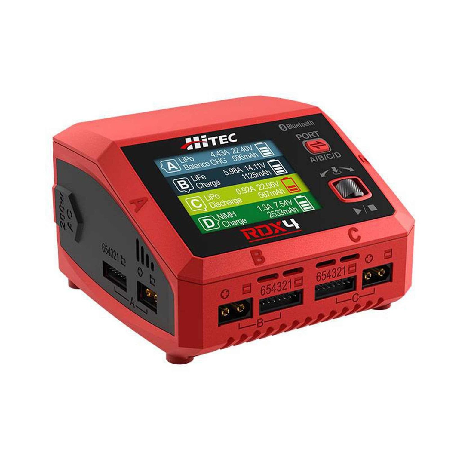 HRC44354 Hitec RDX4 4 Port AC/DC Charger
